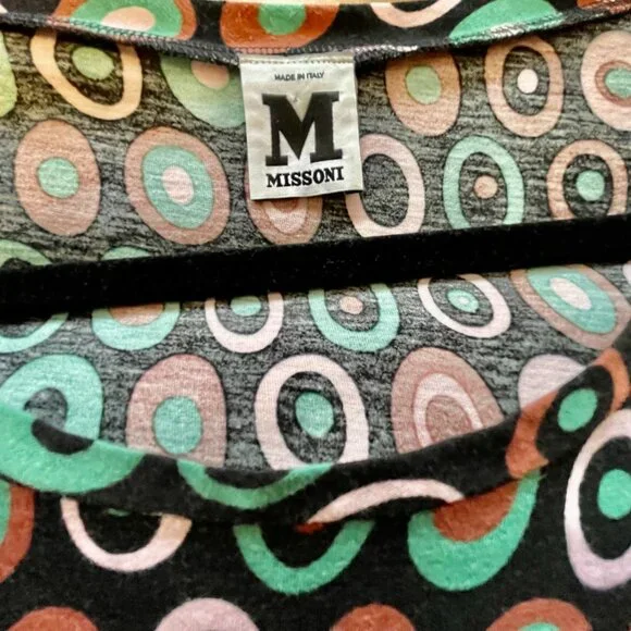 Vintage MISSONI Tunic Blouse Like New Size M - Picture 6 of 8